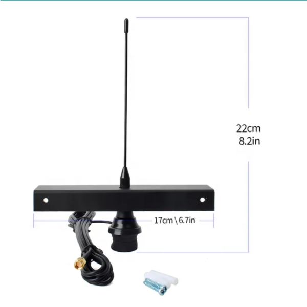 Antena 868 Mhz. 3.5 dBi RG174, conector SMA